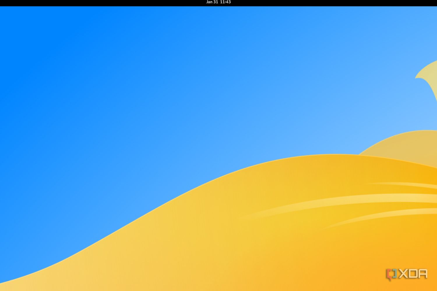 A screenshot of Vanilla OS