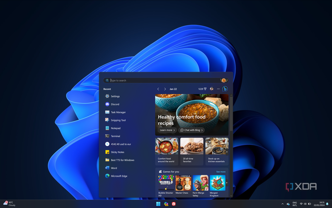 Screenshot of the Windows Search window on the Windows 11 desktop