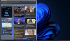 Screenshot of the Widgets panel in Windows 11