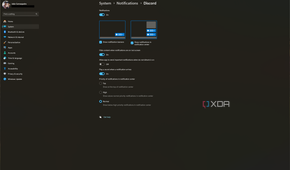 Screenshot of Windows 11 notification settings for the Discord app