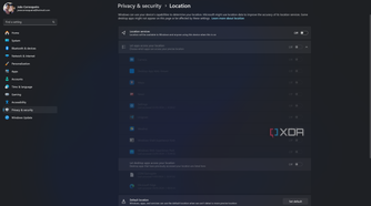 Windows 11 location privacy settings