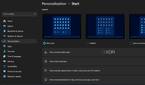 The Windows 11 Start menu options