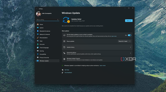 Screenshot of Windows Update after failing to install some updates