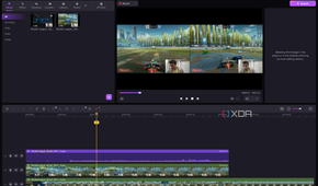 Screenshot of the WonderShare DemoCreator video editor