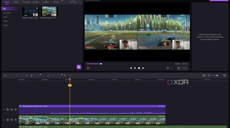 Screenshot of the WonderShare DemoCreator video editor
