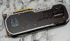 An image showing the backplate of the Zotac Gaming GeForce RTX 4070 Super Trinity Black Edition GPU.