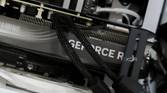 An image showing a Zotac Gaming GeForce RTX 4070 Super Trinity Black Edition GPU installed on a computer.power.