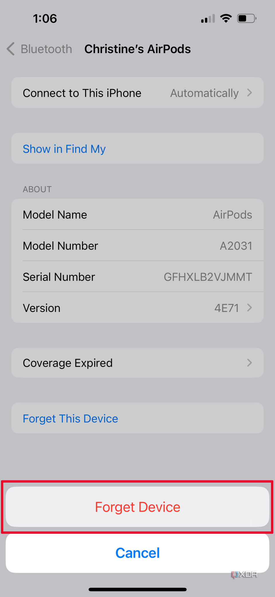 How to reconnect your AirPods after forgetting device