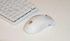 The Alienware Pro Gaming Mouse next to an Alienware keyboard.