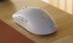 The Alienware Pro Gaming mouse on the side of a desk.