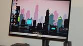 The Alienware QD OLED monitor on the Home Screen.