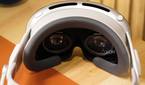 The interior of an Apple Vision Pro.