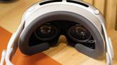 The interior of an Apple Vision Pro.