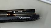 An image showing the Radeon branding on the ASRock Challenger RX 7700 XT GPU.