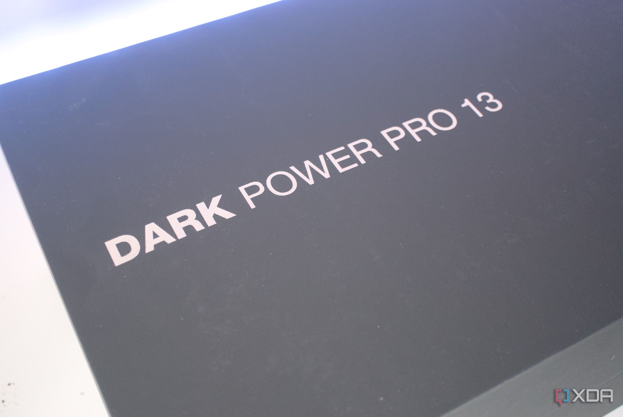 Close-up of the be quiet! Dark Power Pro 13 box