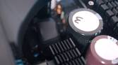 Close up of the be quiet! Dark Power Pro 13 internals
