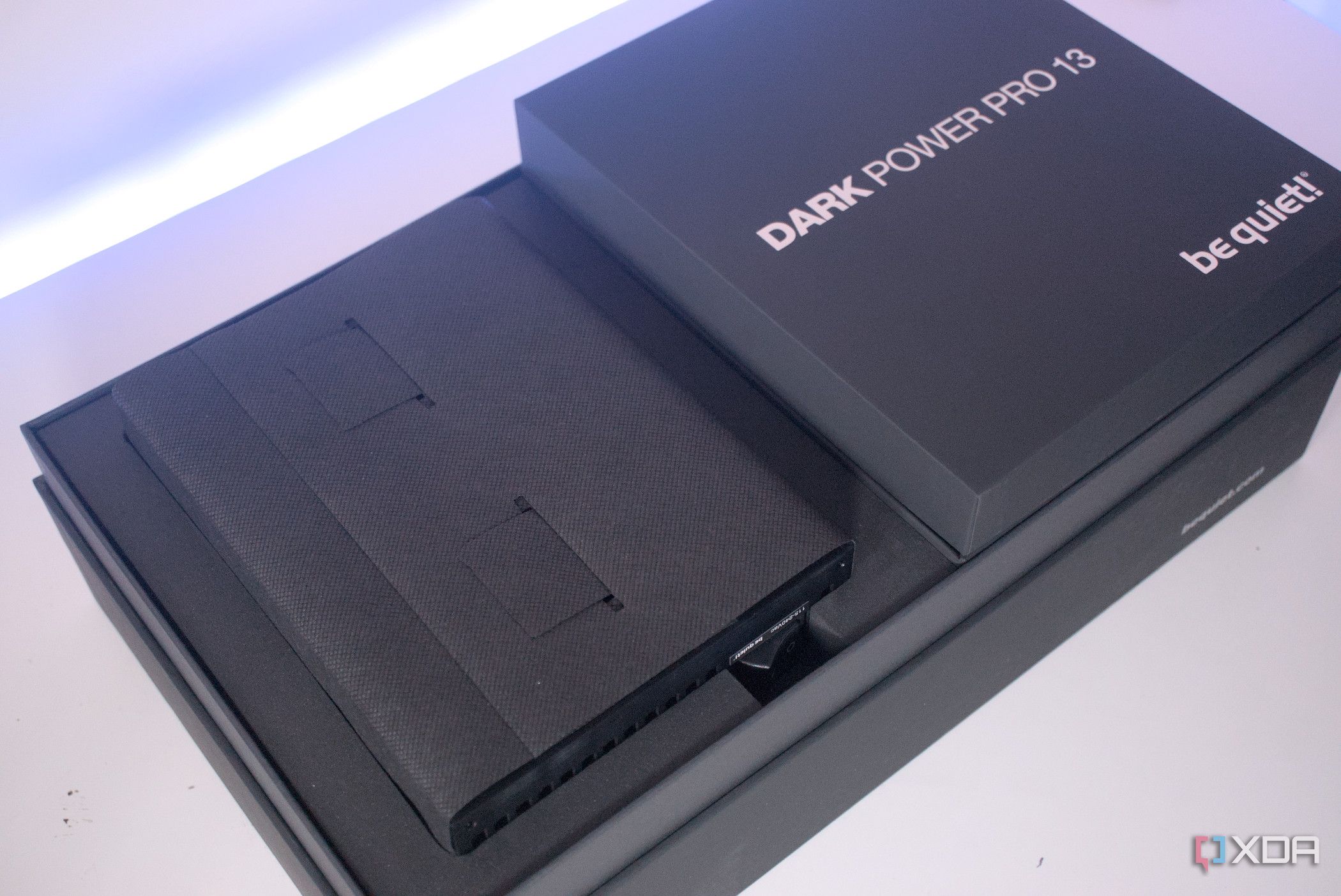 Opening the be quiet! Dark Power Pro 13 box