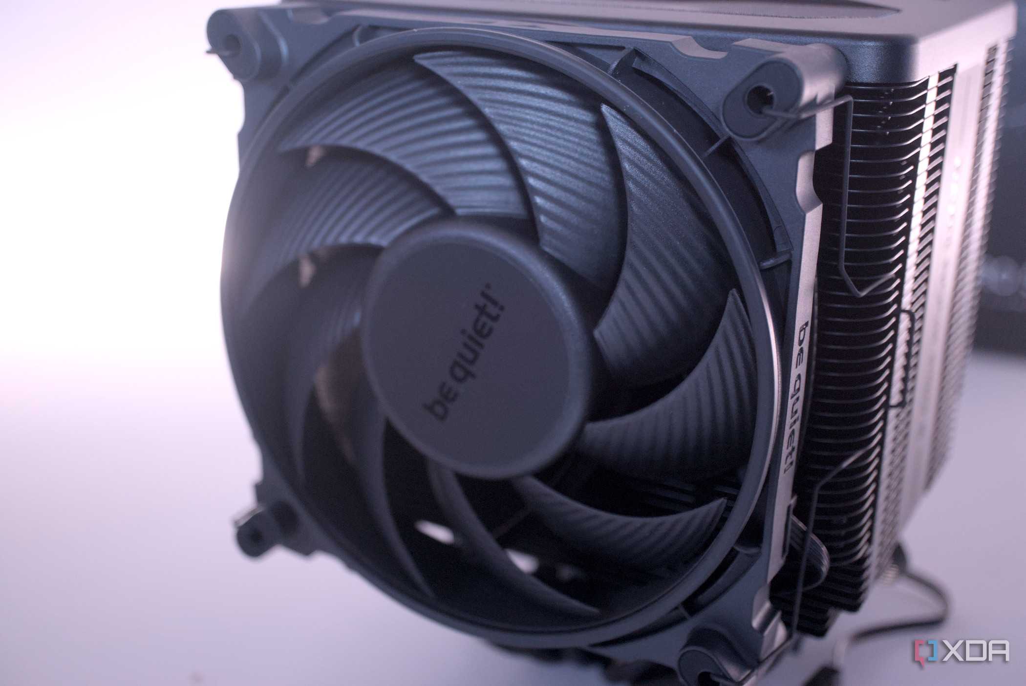 One of two be quiet! Dark Rock Pro 5 fans