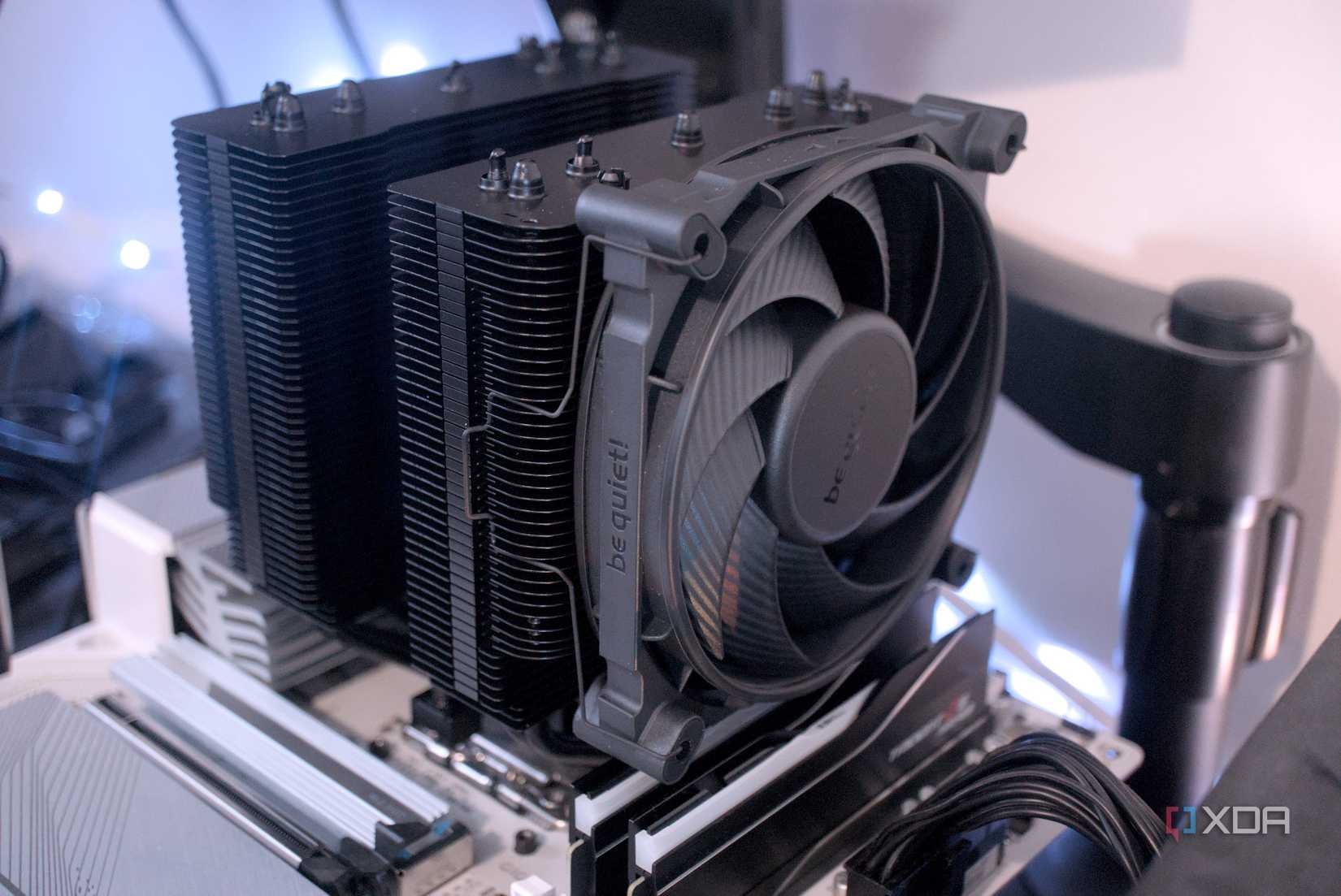 be quiet! Dark Rock Pro 5 installed on a motherboard