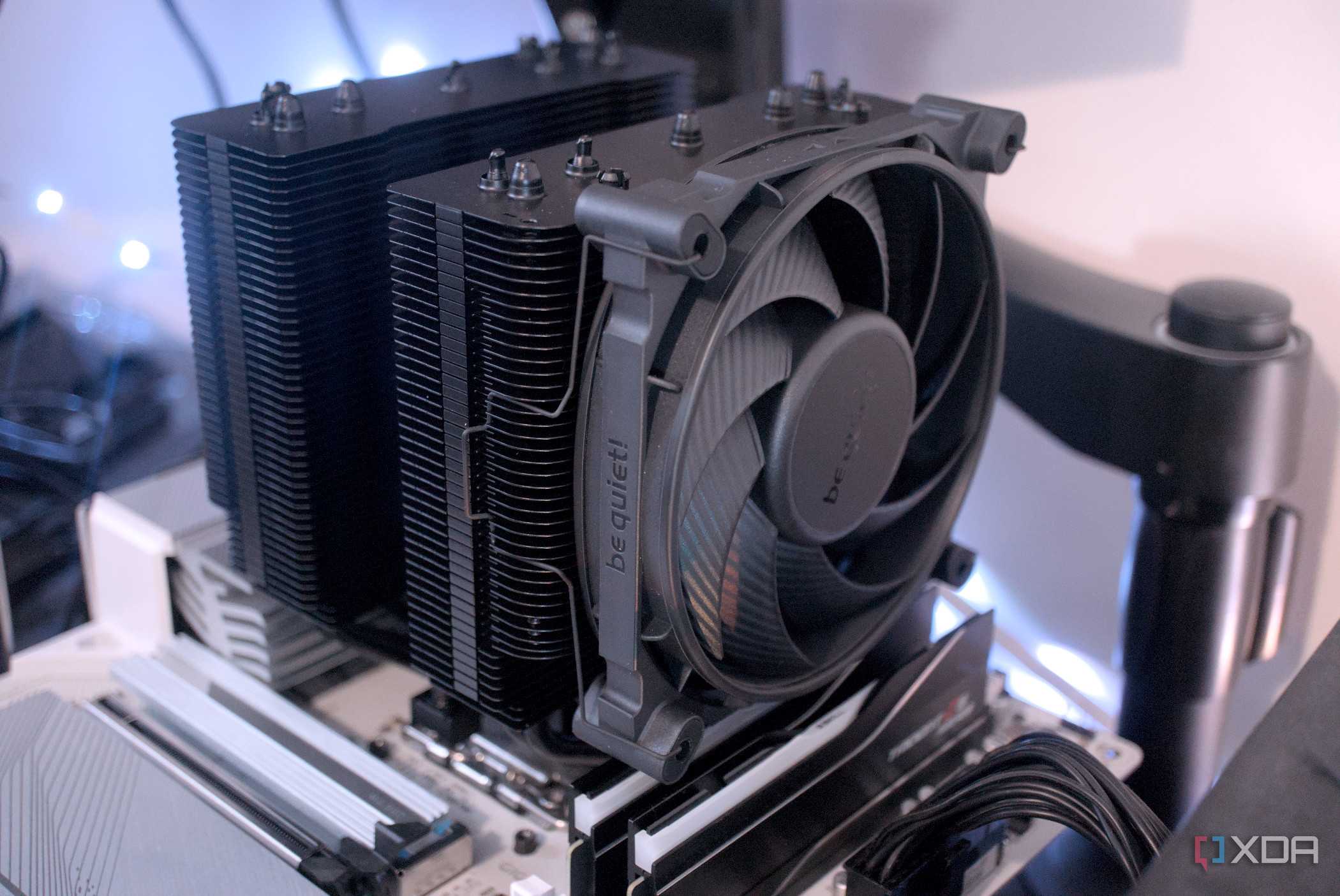 be quiet! Dark Rock Pro 5 installed on a motherboard
