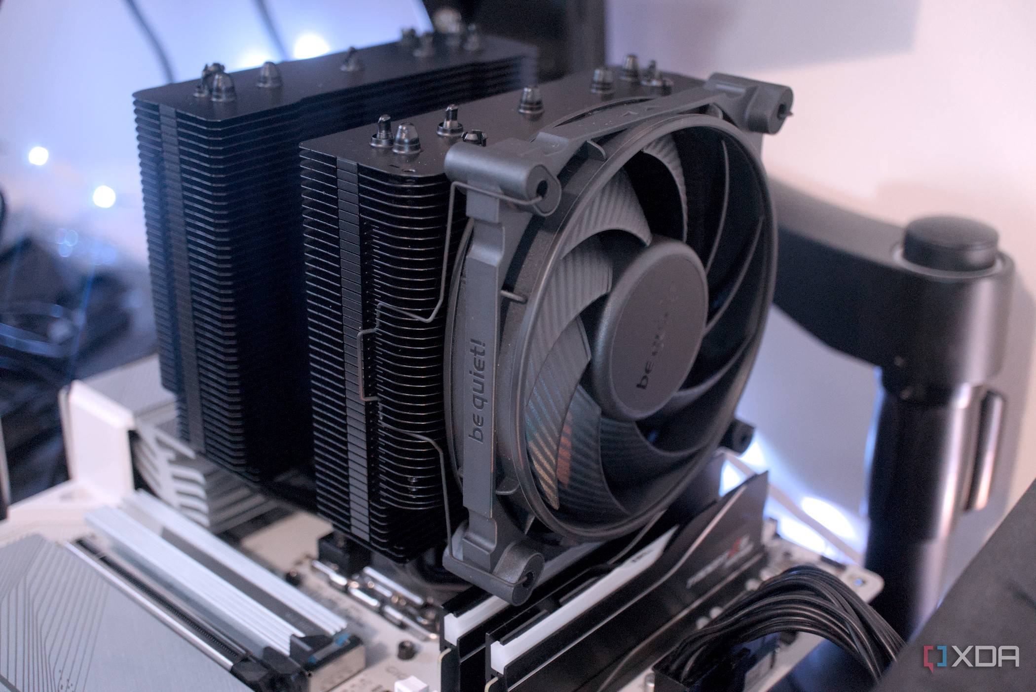 be quiet! Dark Rock Pro 5 installed on a motherboard