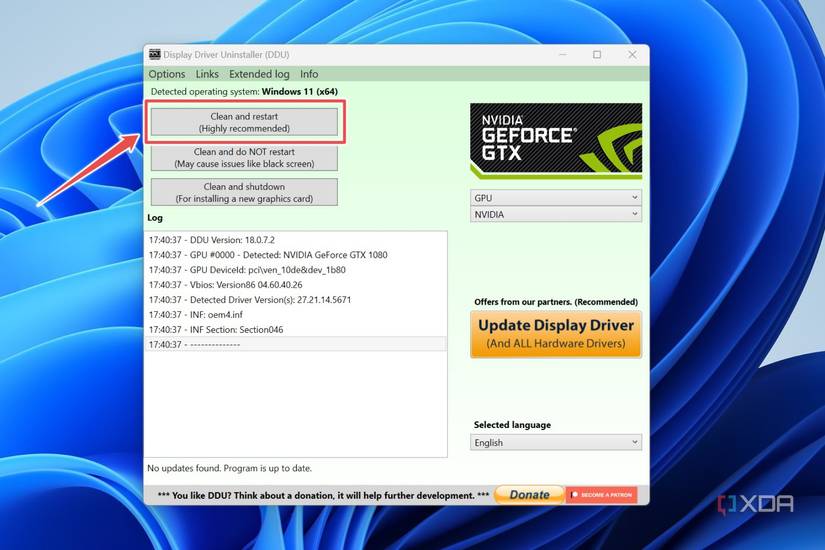 Clean Gpu Drivers How to fix a GPU with no display