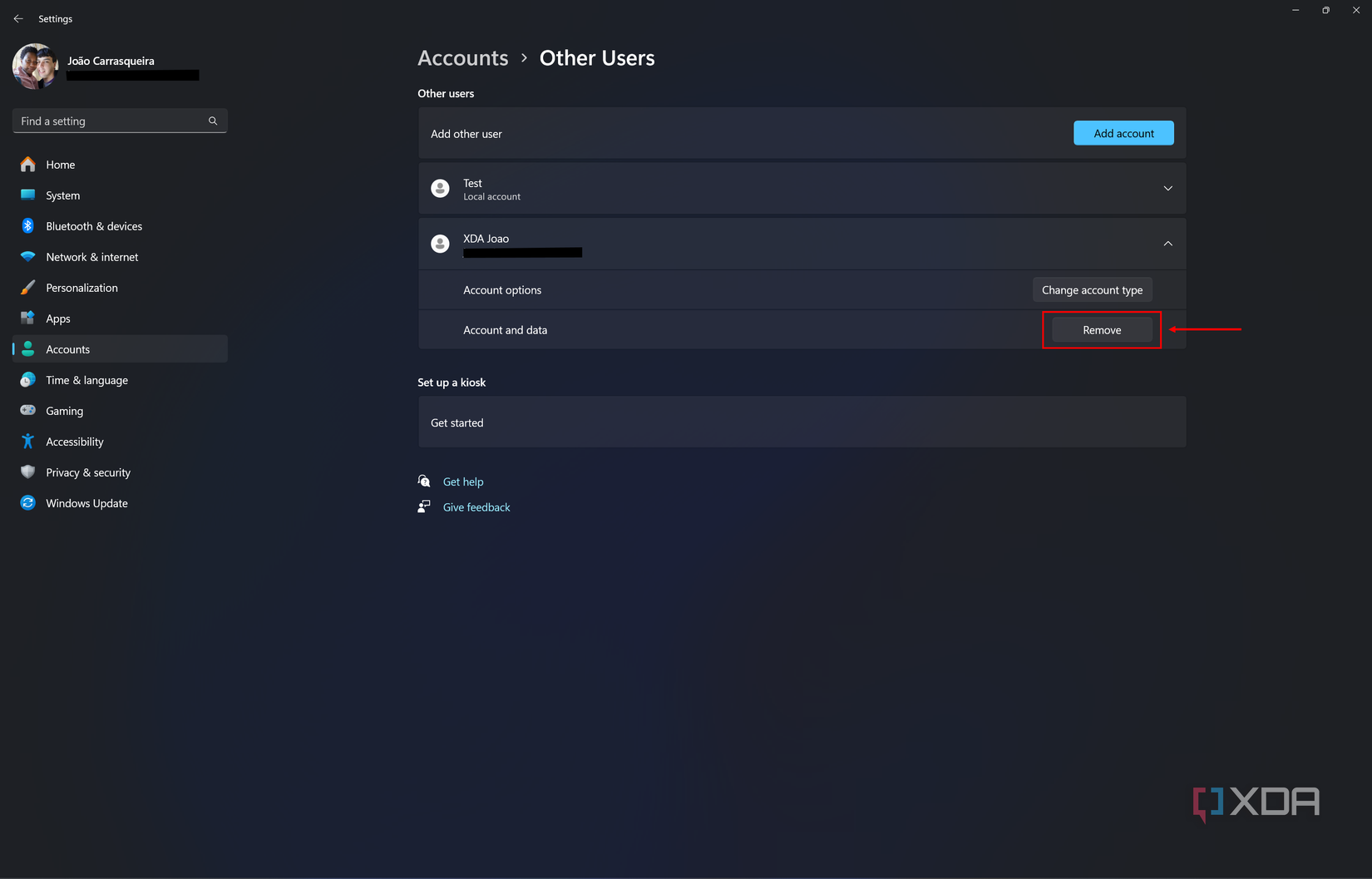 User Account Clean How to delete a user account on Windows 11