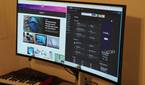 A sample productivity workflow on the Dell UltraSharp 34 monitor.
