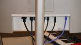 The back of a Dell UltraSharp 34 monitor.