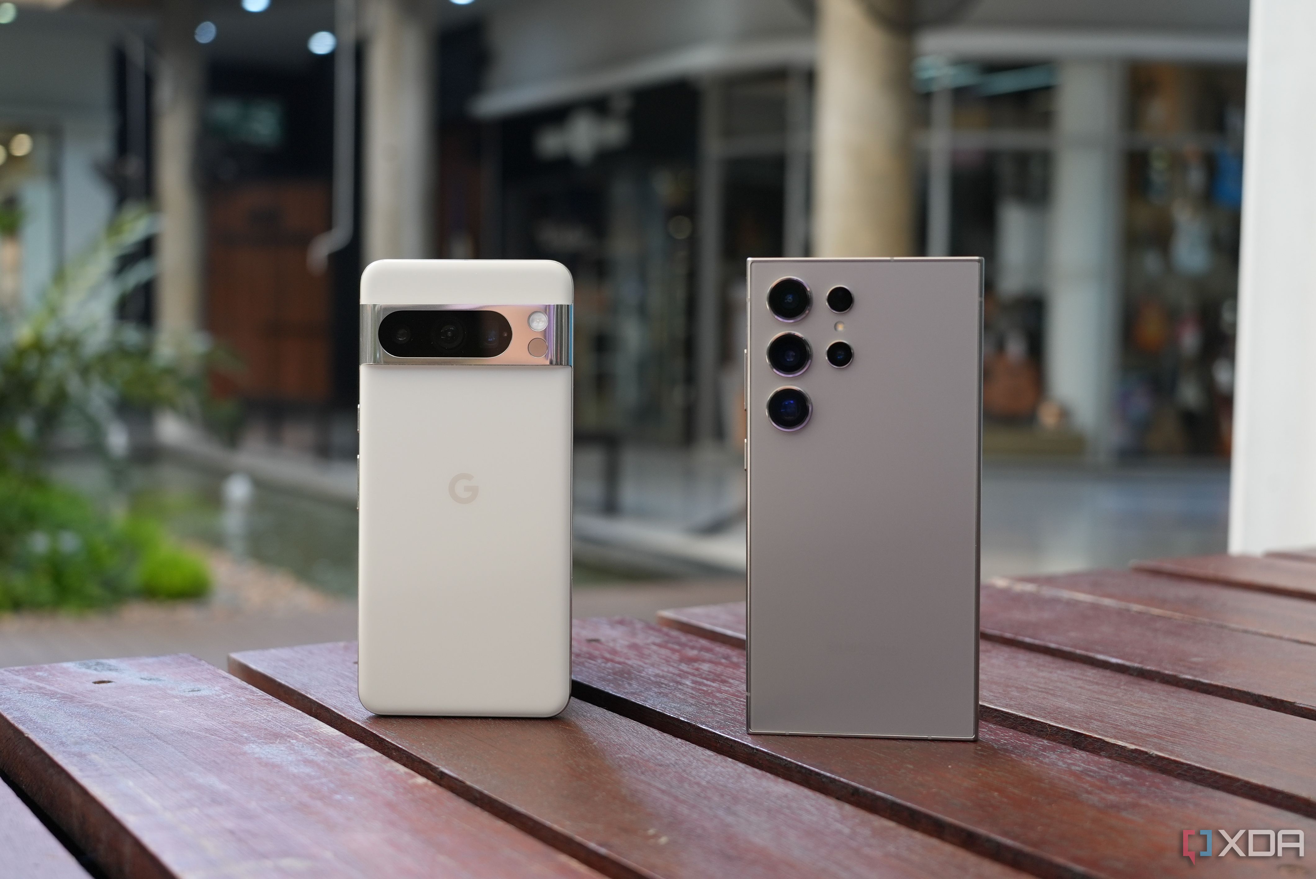 S24 Ultra (right) and Pixel 8 Pro (left)