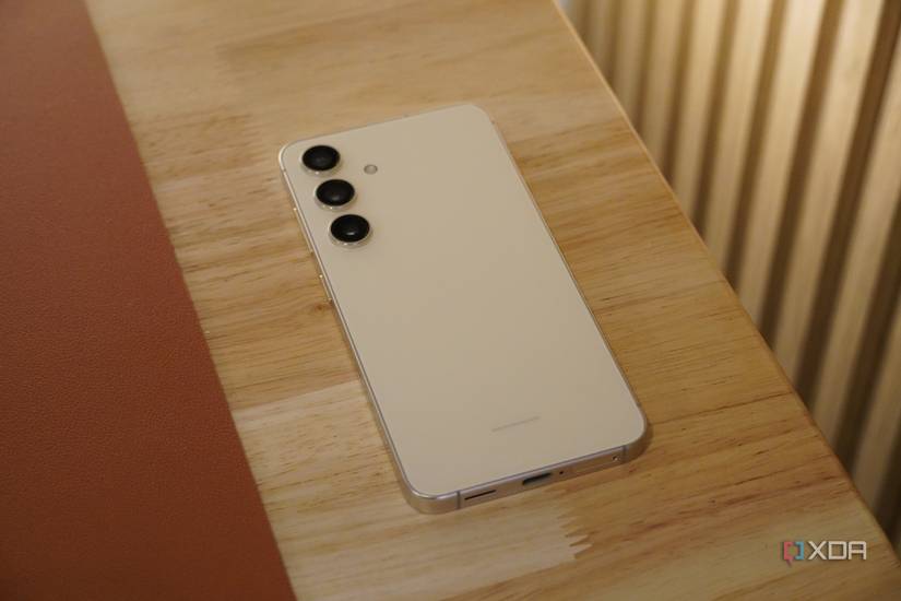 The back of a Samsung Galaxy S24.