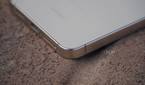 The bottom corner and side rails on a Galaxy S24.
