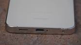 The USB-C port on a Samsung Galaxy S24.