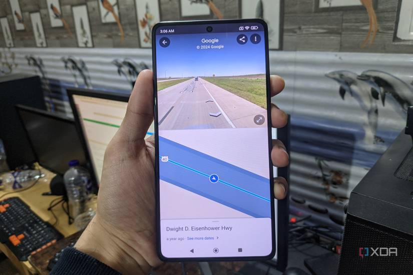 An image of Google Maps running on Poco F5