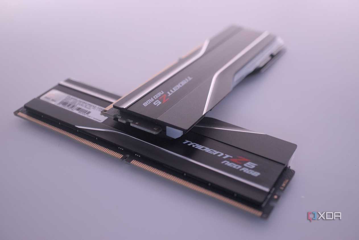 G.Skill Trident Z5 Neo RGB atop one another