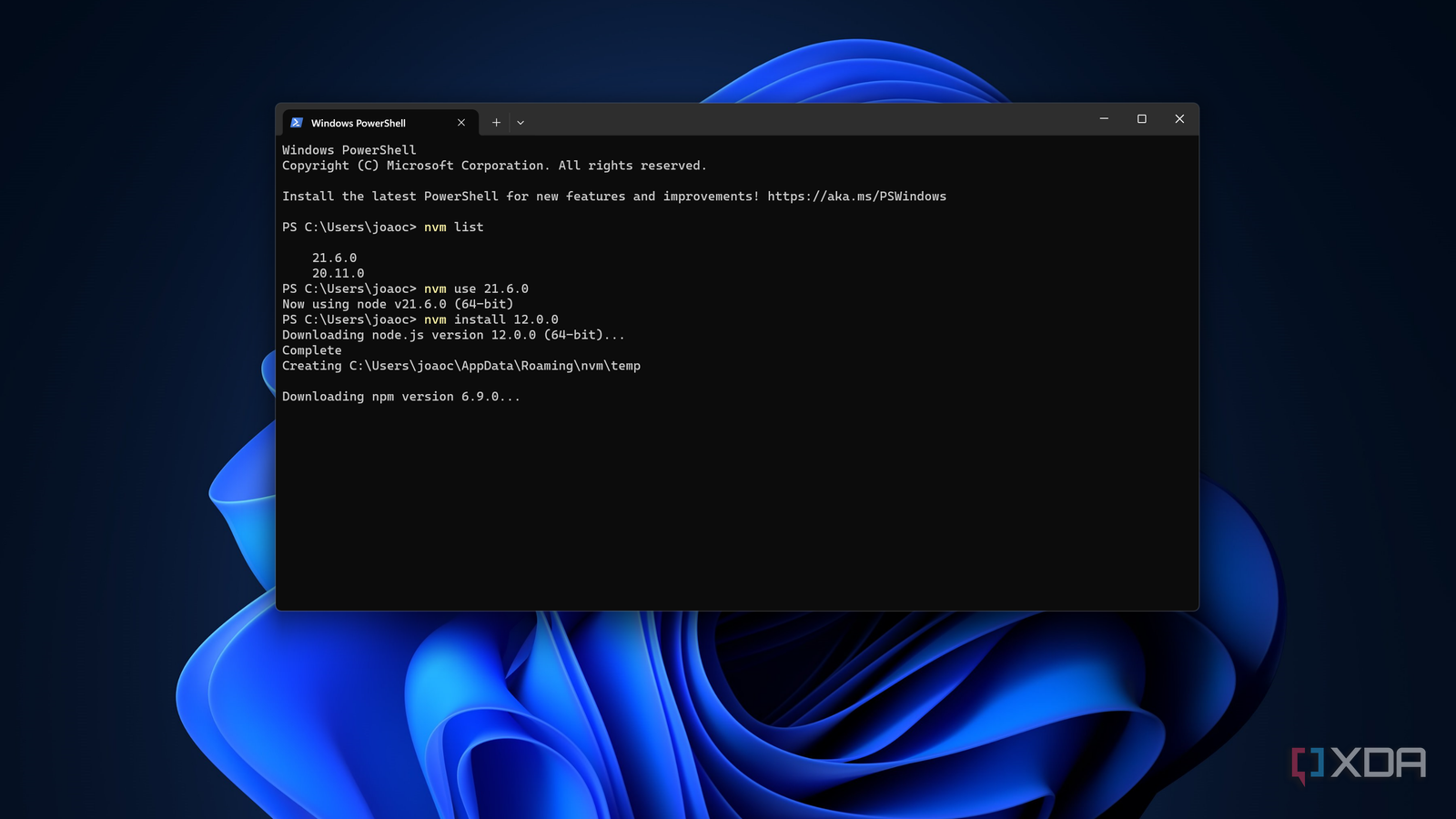 How to install and use NVM on Windows