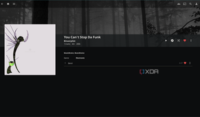 "You can't stop da funk" in Jellyfin music section