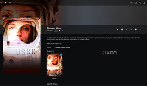 TV show "Pioneer One" in Jellyfin