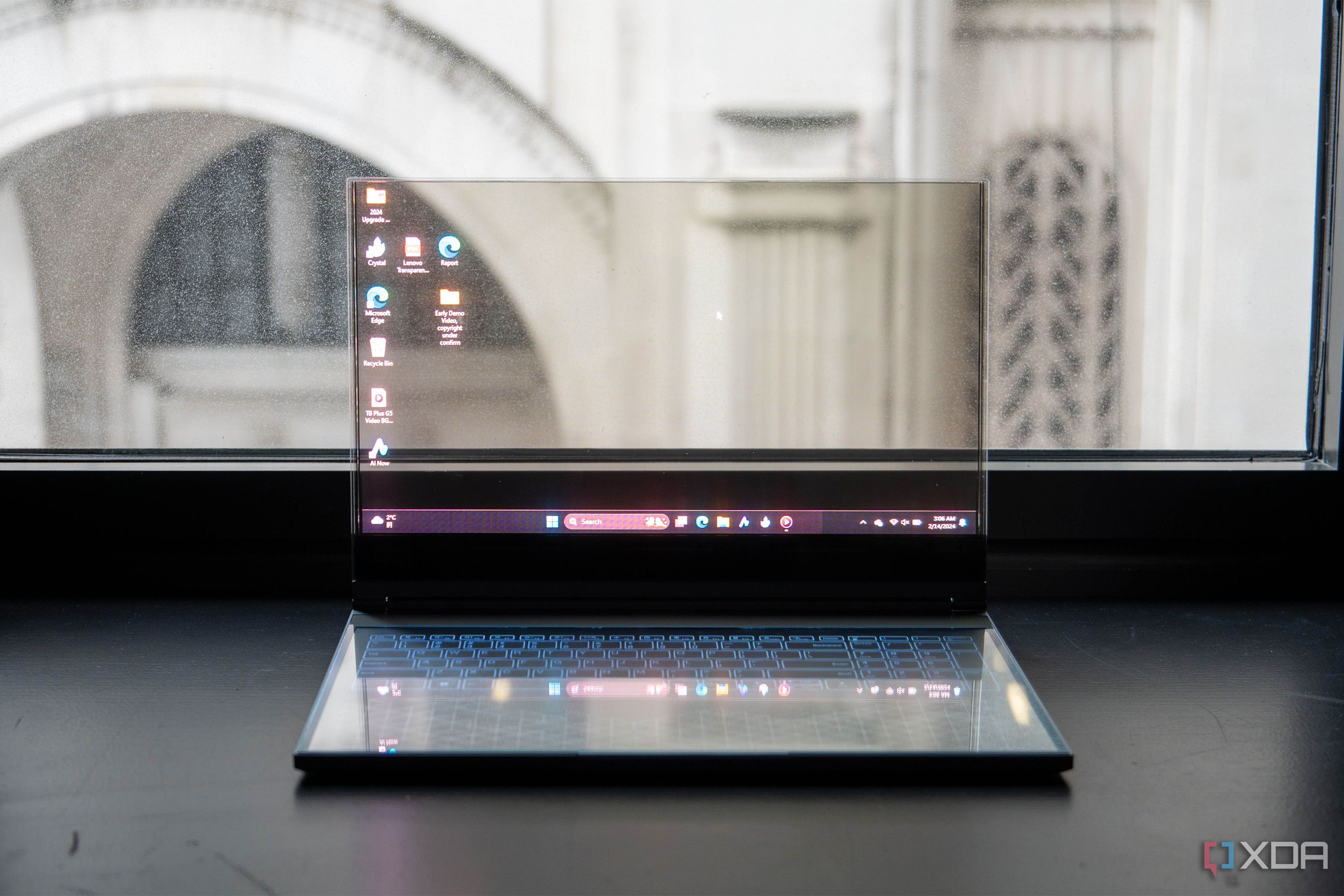 Lenovo's Transparent Display Laptop is the coolest thing at MWC