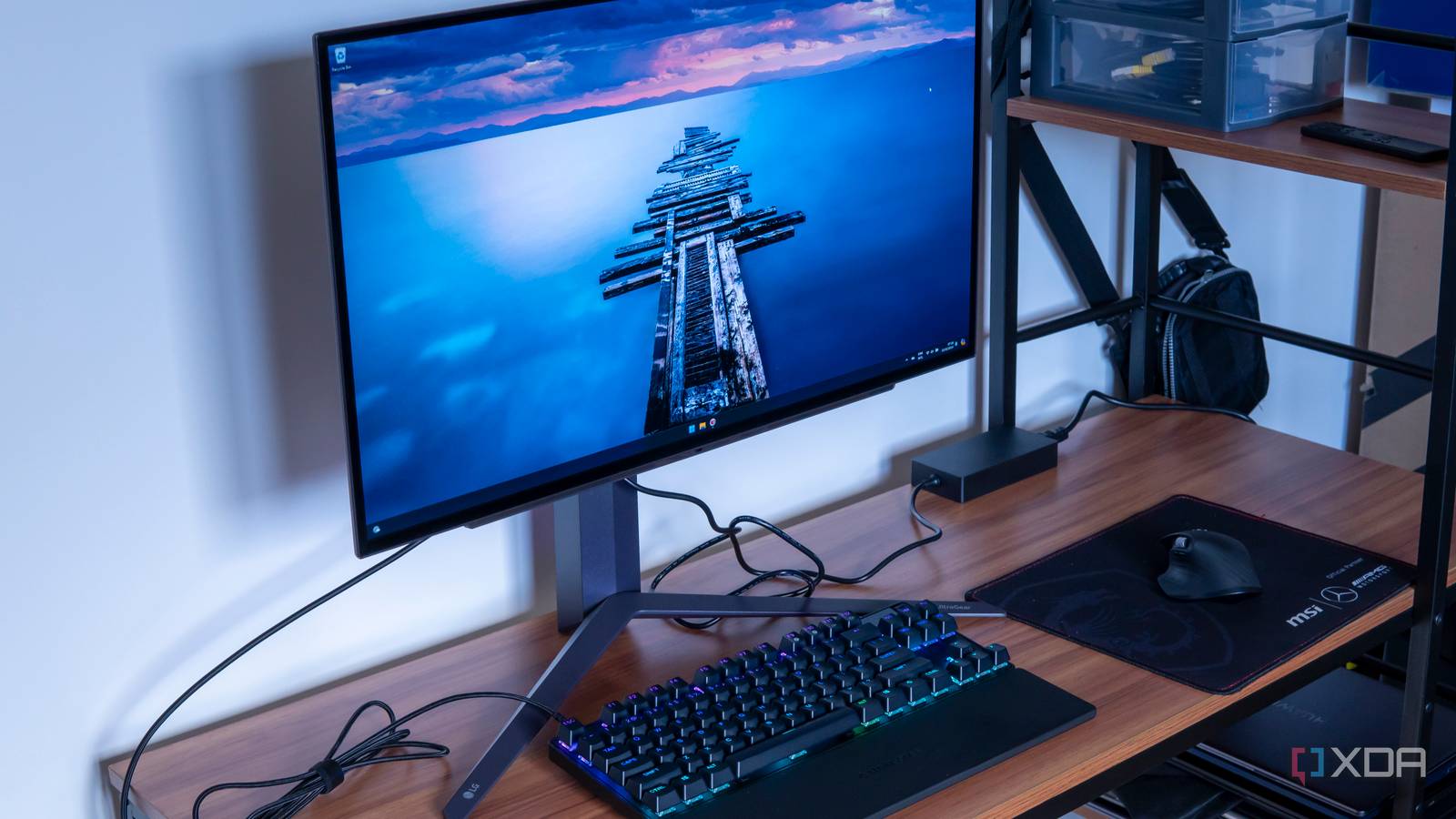 LG UltraGear 27GR95QE review: A beautiful monitor that