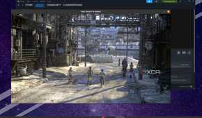 A screenshot of Final Fantasy VII Remake running on Pop_OS! using Proton