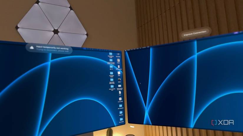 macOS home screens in Vision Pro.