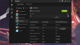 A screenshot showing the Nvidia app displaying the optimum settings for Alan Wake 2.
