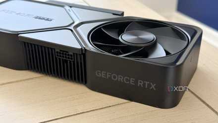 nvidia geforce rtx 4070 super founder edition with power socket seen from an angle