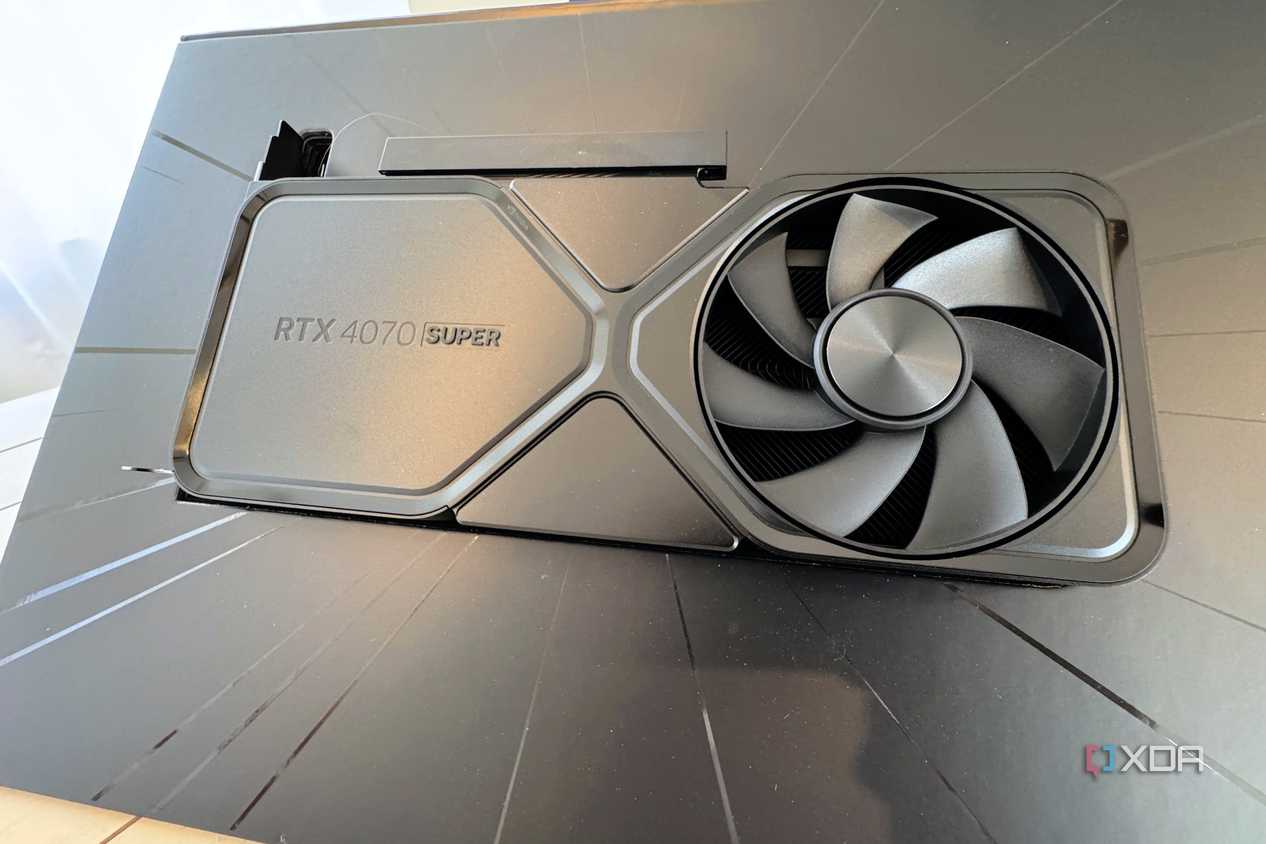 nvidia geforce rtx 4070 super founders edition in packaging