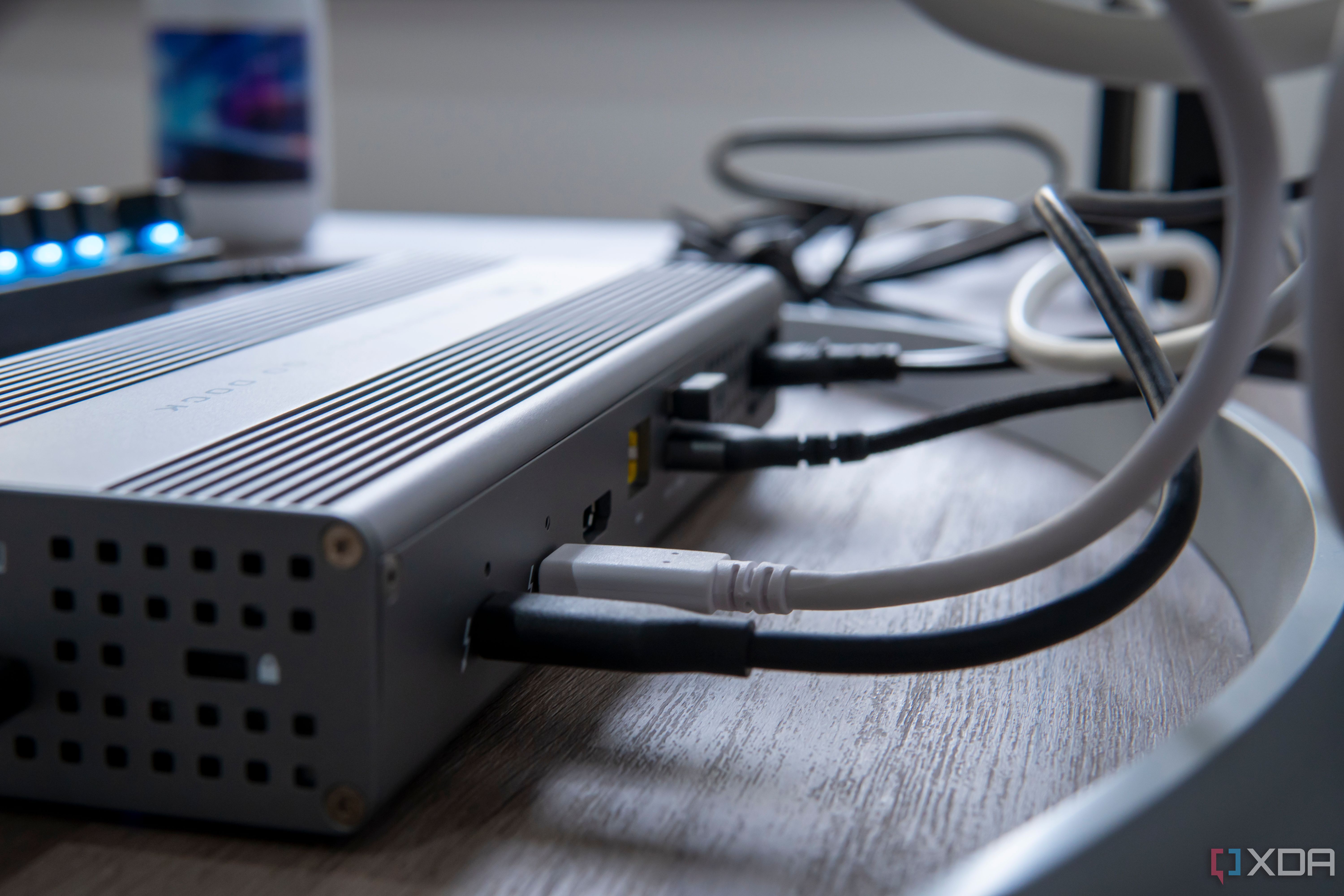 OWC Thunderbolt Go Dock rear ports