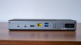 Rear view of the OWC Thunderbolt Go Dock