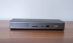 Front view of the OWC Thunderbolt Go Dock