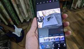 A screenshot of the Android version of Photoshop running on the Poco F5