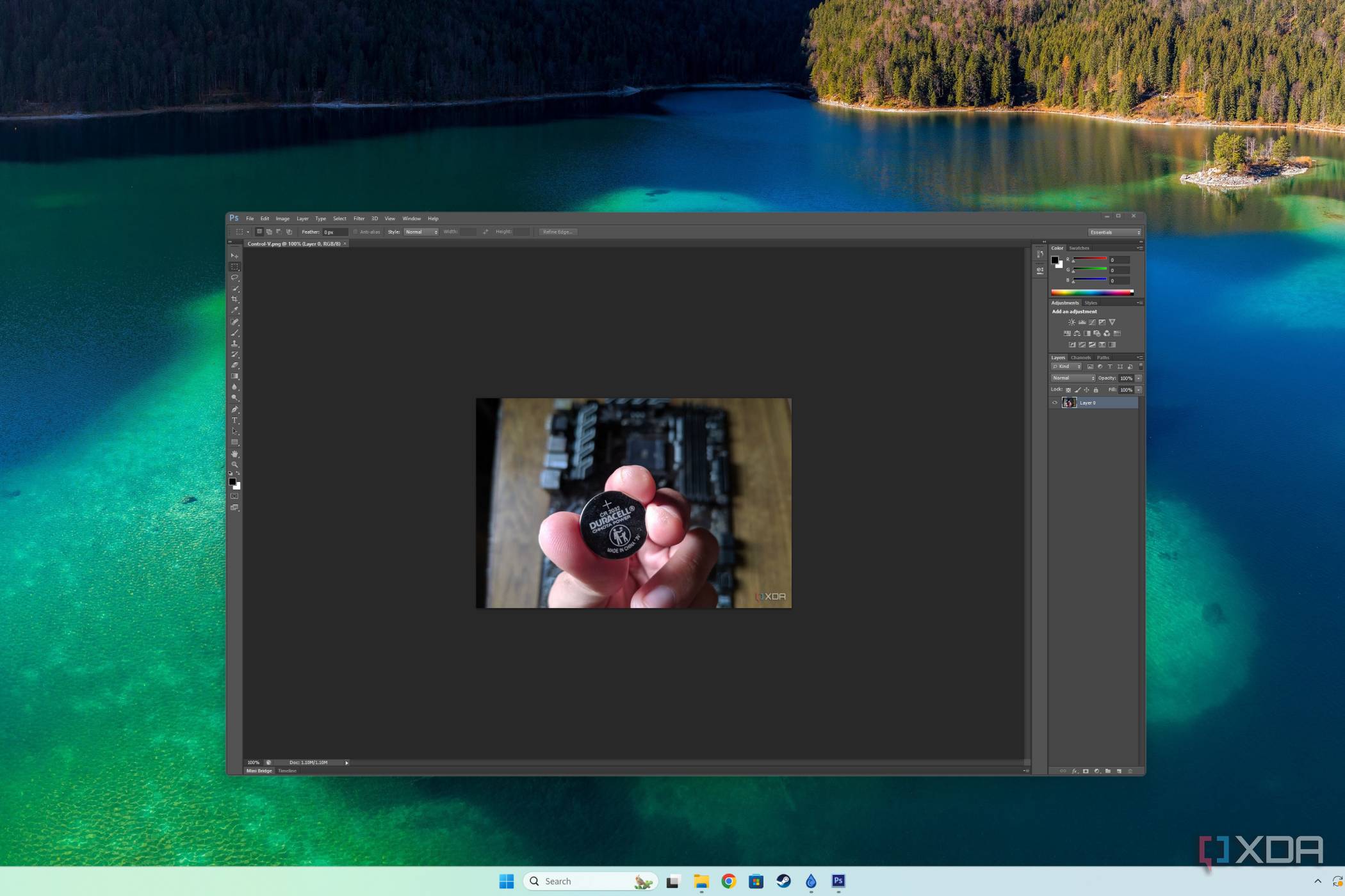 A screenshot of the trial version of Adobe Photoshop CS6